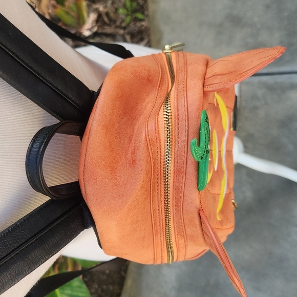 Loungefly Disney Halloween Pumpkin Mickey Backpack - Picture 4 of 12